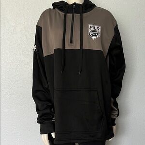 Paladin Men’s M MLR Hoodie Black Taupe Major League Rugby NWT